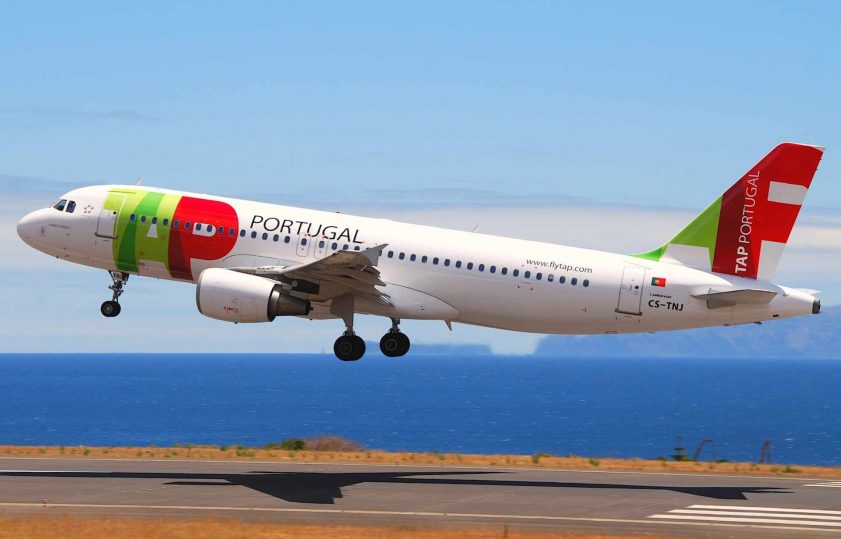 TAP Portugal plane departure