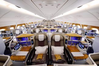 emirates business class interior