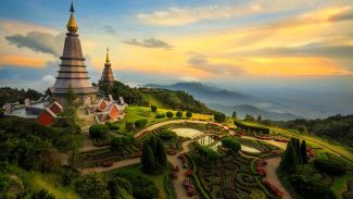 The Great Holy Relics Pagoda Nabhapolbhumisiri, Chiang mai, Thailand