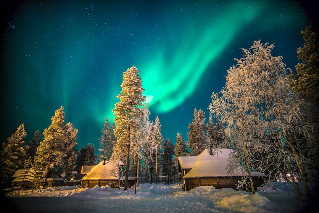 Northern lights in Ivalo