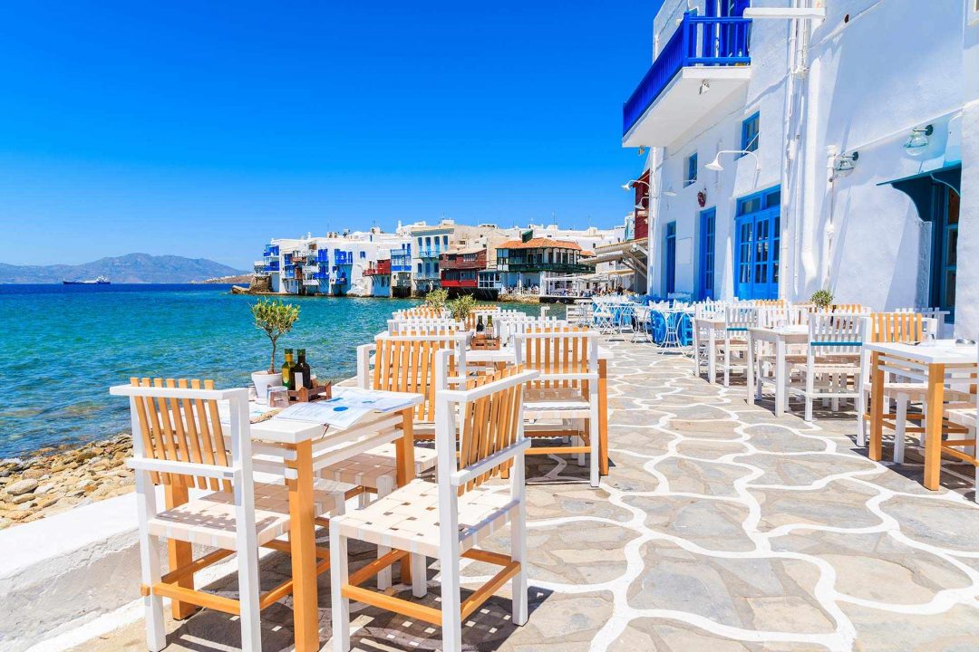 Greek island Mykonos