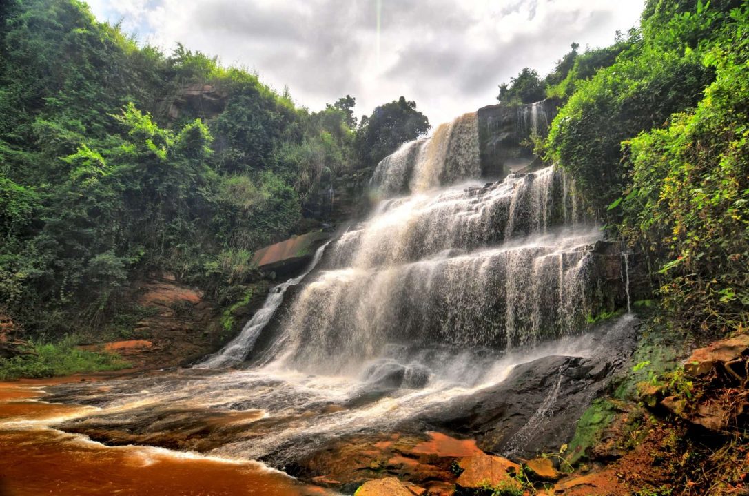 Waterfall in Ghana