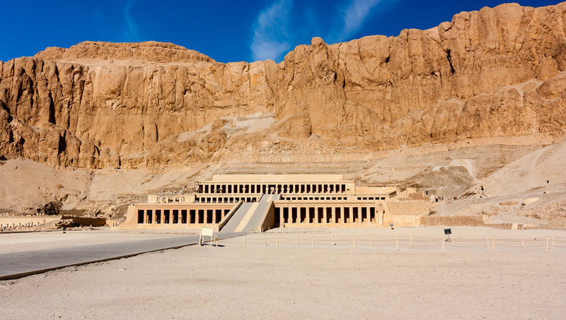 The temple of Queen Hatshepsut in